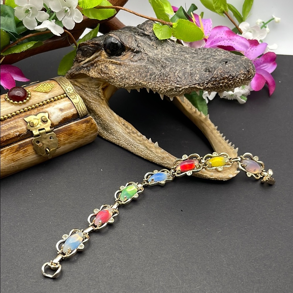 Sarah Coventry linked Bracelet vintage B5